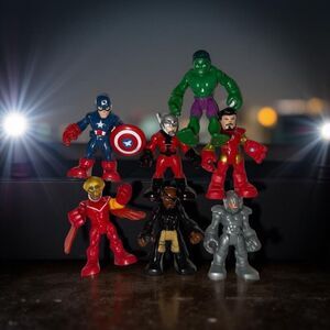 Playskool Heroes Marvel Super Hero Adventure Figure Nick Fury Ultraman Hulk B21